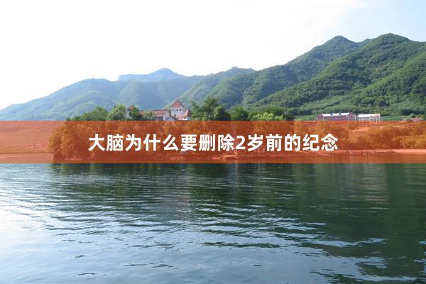 大脑为什么要删除2岁前的纪念