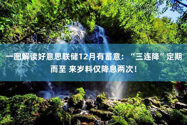 一图解读好意思联储12月有蓄意：“三连降”定期而至 来岁料仅降息两次！